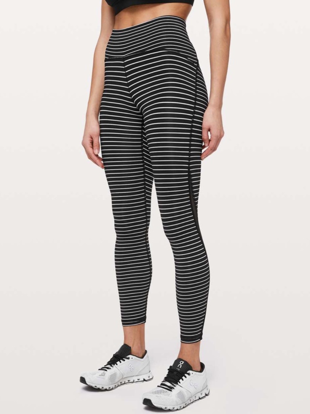 Lululemon train times leggings parallel stripe